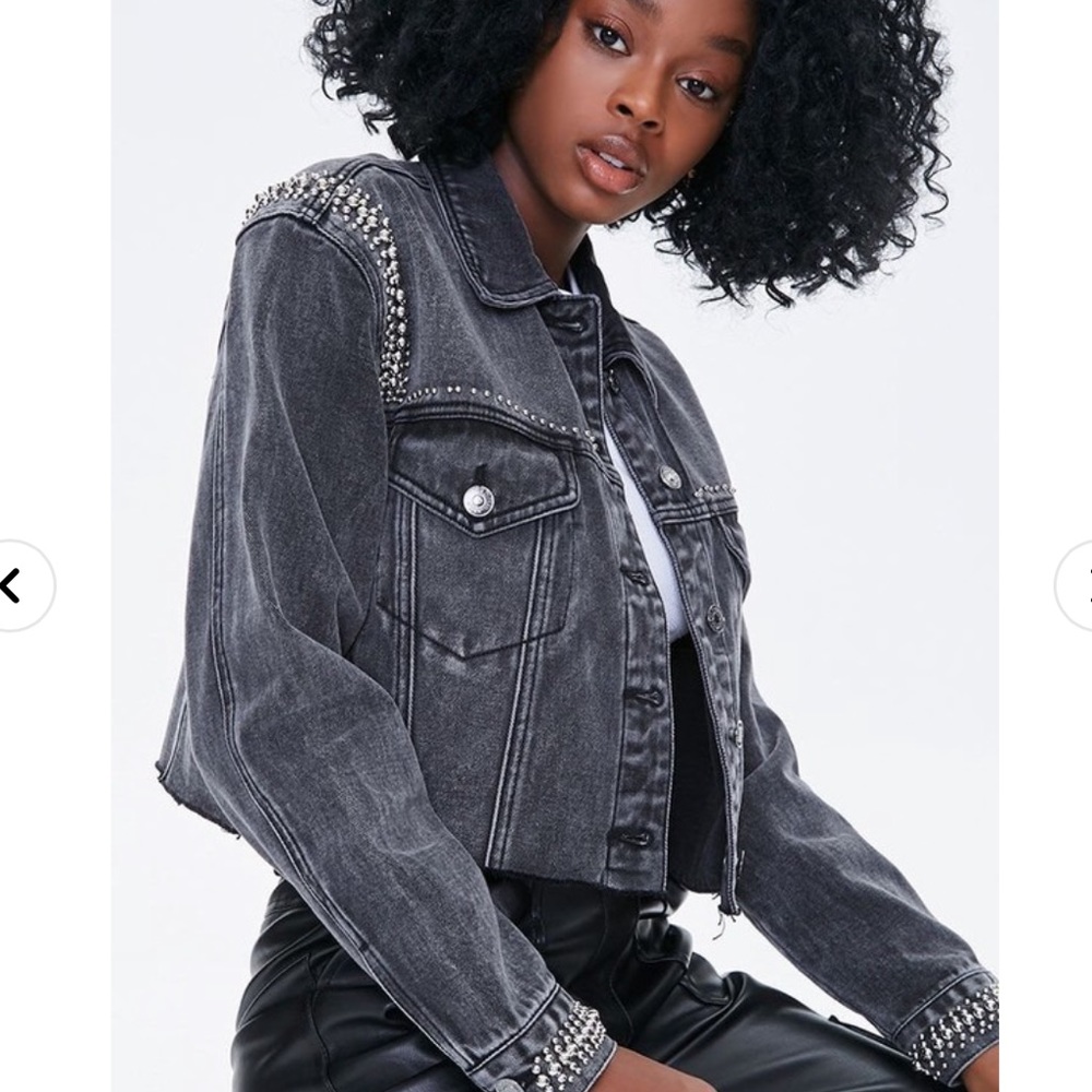 Studded Denim Jacket - Picture 3 of 3